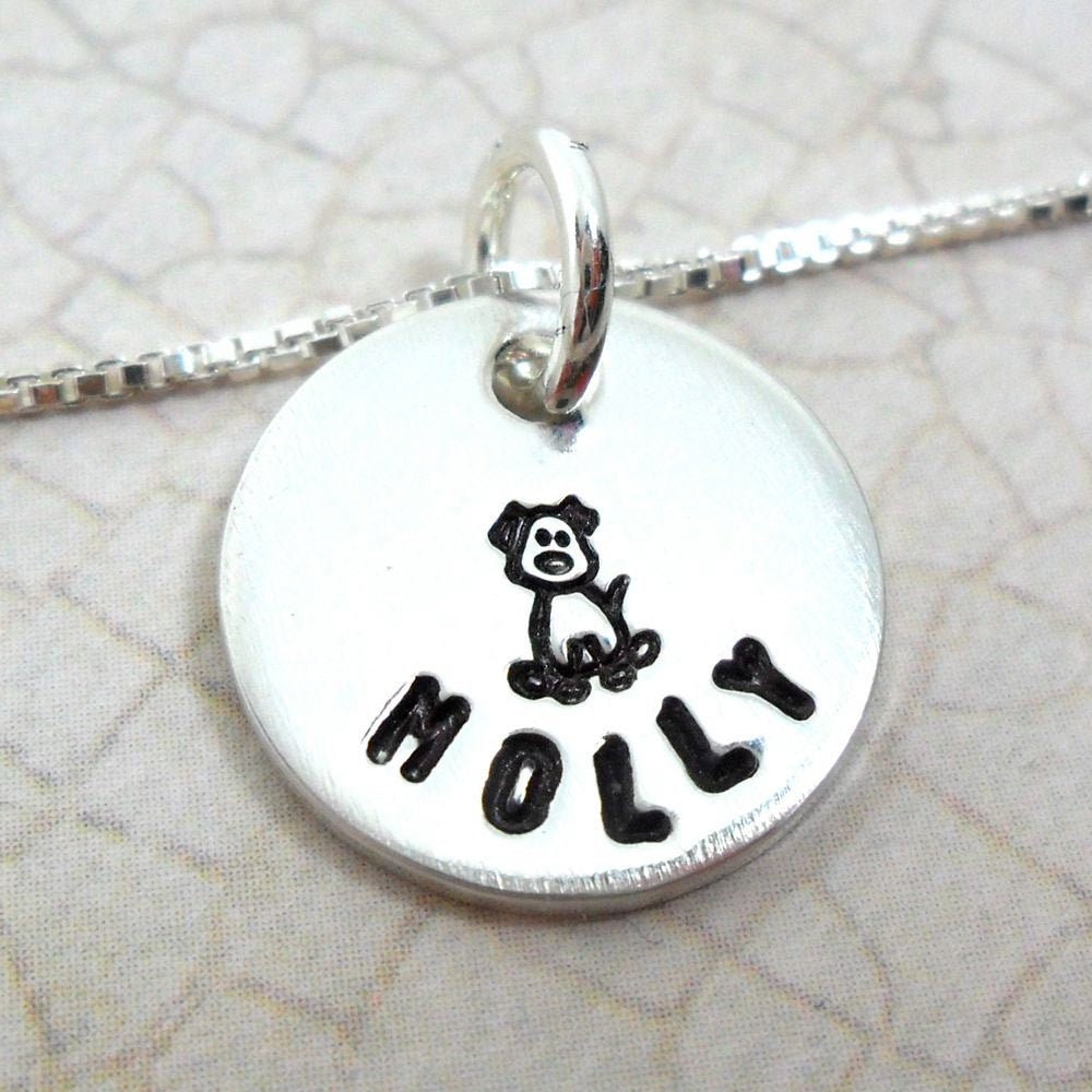 Pet Necklace Custom Pet Name Necklace 