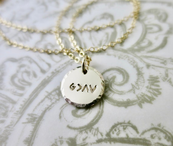 God is Greater Than the Highs and Lows | 14k Gold-Filled Hand Stamped Pendant Necklace | Christian | Dainty | Religious | Minimalist