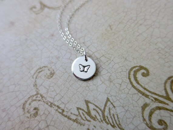 Sterling Silver Petite Butterfly Necklace