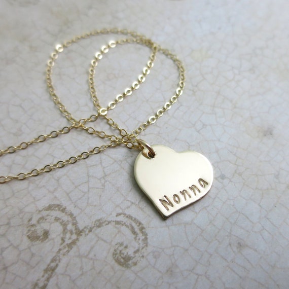 Nonna Necklace | 14k Gold Filled | Hand Stamped Jewelry | Nonna Jewelry | Gift for Grandma | Personalized Gift | Custom Gift