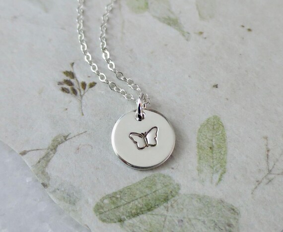 Sterling Silver Petite Butterfly Necklace