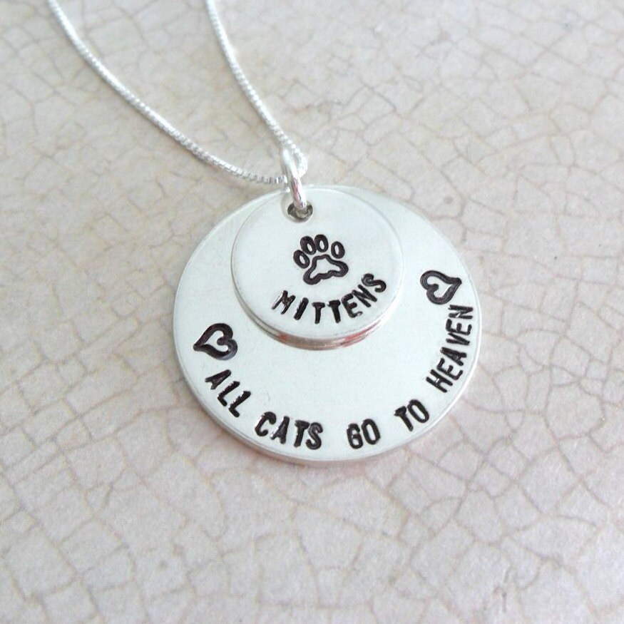 cat remembrance jewelry