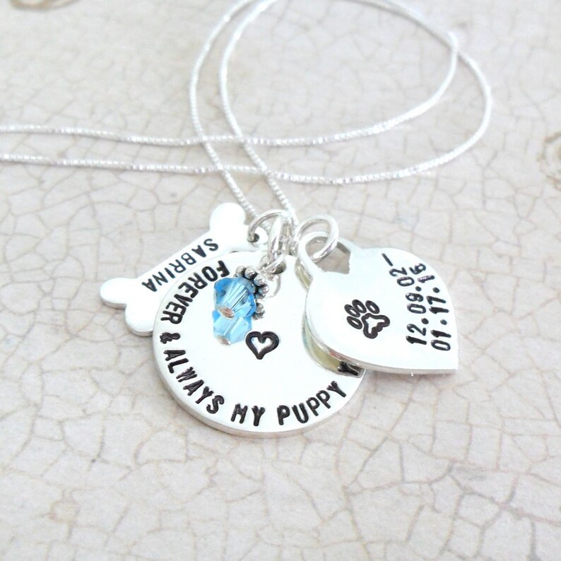 Pet Memorial Jewelry Pet Remembrance Jewelry Dog Jewelry Etsy