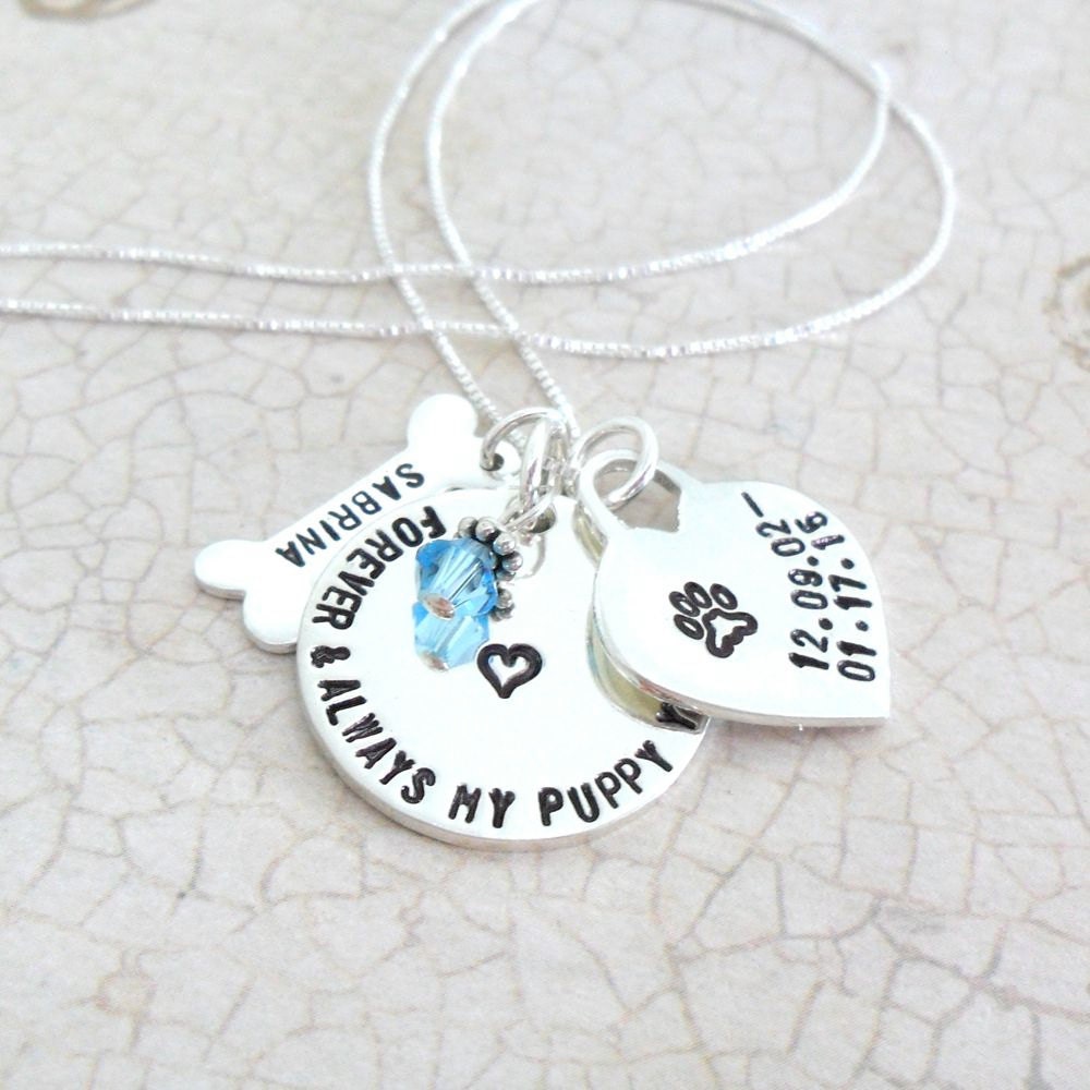 Pet Memorial Jewelry Pet Remembrance Jewelry Dog