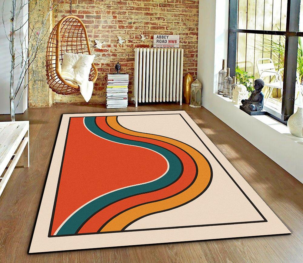 Teal coral rug - Etsy Österreich, image size:1000x866