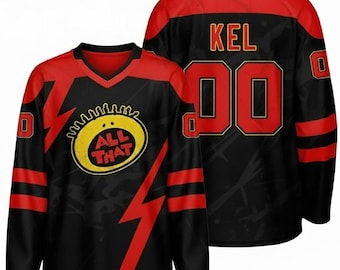 Vintage 'All That' Hockey Jersey – 90s Nickelodeon Kel Mitchell Fan Shirt