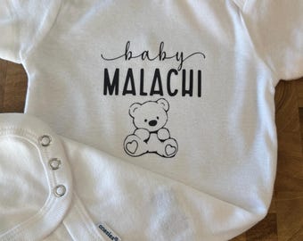 Personalized Baby Bodysuit