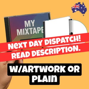 Personalised Burned Mixtape CD – Custom Playlist Music Gift