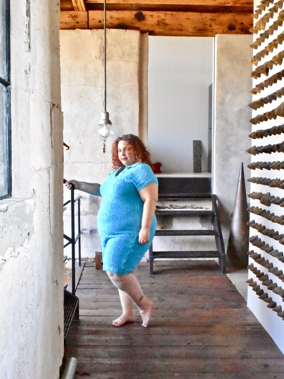 plus size polo style dress