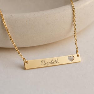Personalized First or Last Name Necklace, Two Initial Necklace, Initial Name Necklace 18K Gold PVD coating