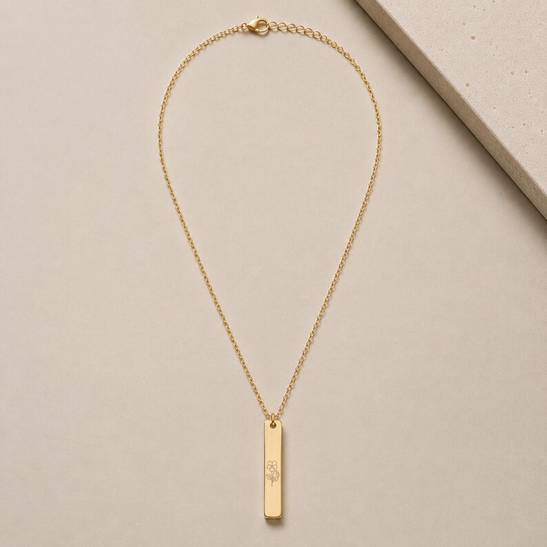 Collana con fiore di nascita di febbraio, collana con fiore di violetta, ciondolo a forma di fiore di violetta immagine 5