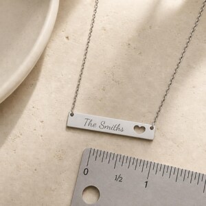 Personalized First or Last Name Necklace, Two Initial Necklace, Initial Name Necklace Stainless Steel (No coating)
