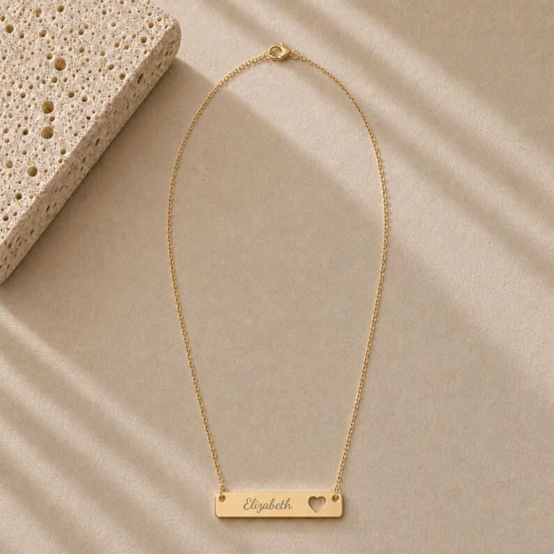 Personalized First or Last Name Necklace, Two Initial Necklace, Initial Name Necklace image 3