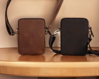 Men Shoulder Bag, Retro Crossbody Messenger, Everyday Travel Man Purse