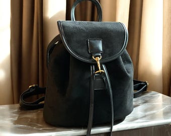 Borsa da donna di grande capacità, zaino da viaggio multitasche, zaino scolastico con texture satinata