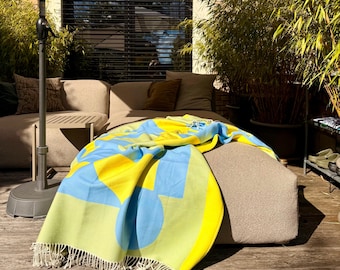 Designer Baumwolldecke 100% Baumwolle – Gewebte Sommerdecke aus Europa