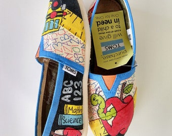 Teacher TOMS Teacher Shoes Teacher Gifts Teacher