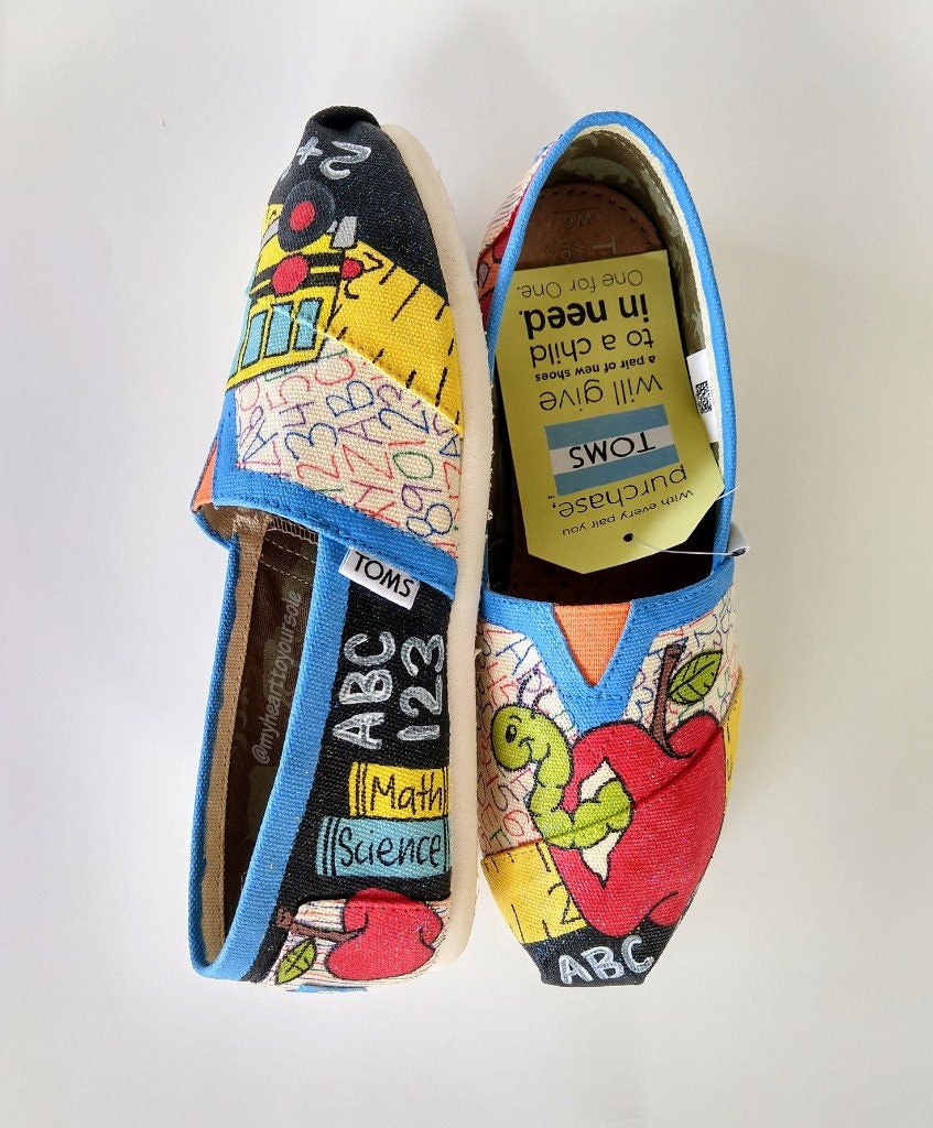 Teacher shoes deals toms