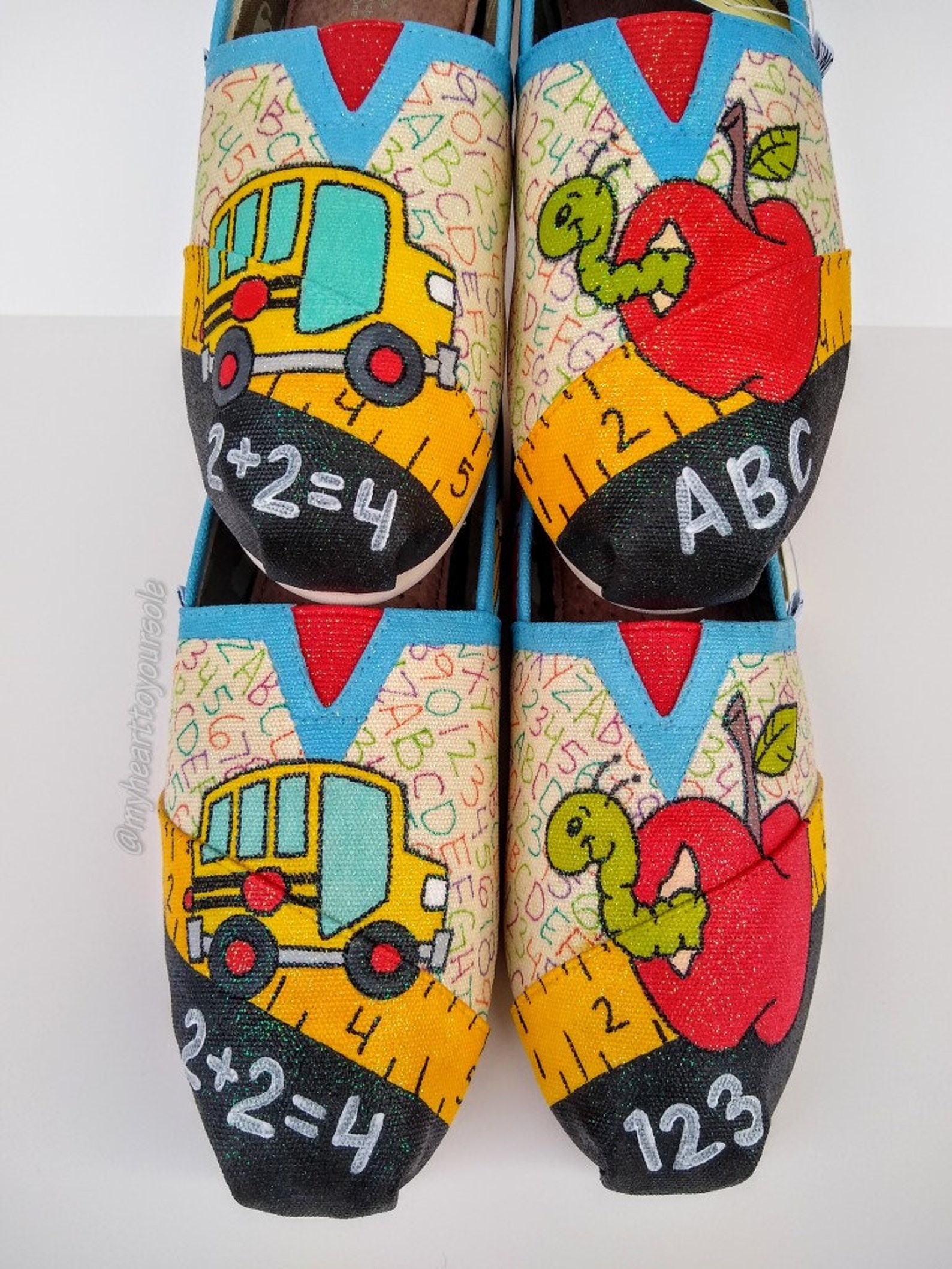 Teacher TOMS Teacher Shoes Teacher Gifts Teacher Etsy