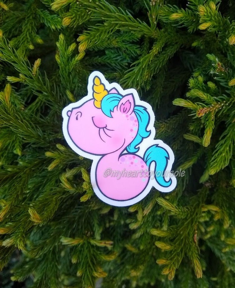 Unicorn Sticker Sticker Unicorn Bumper Sticker Car Sticker Etsy