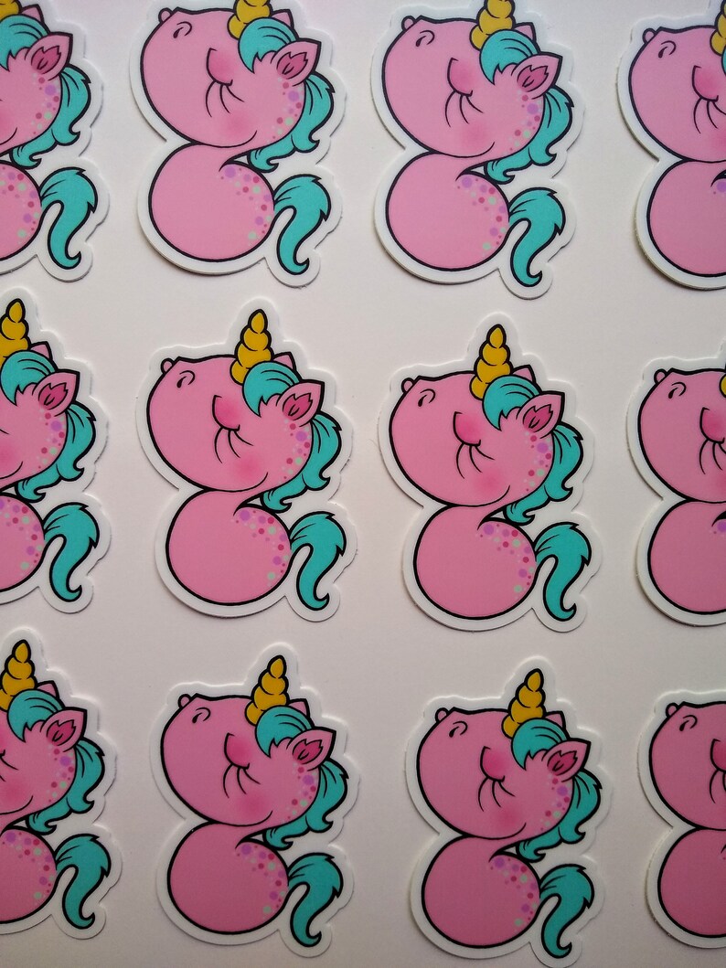 Unicorn Sticker Sticker Unicorn Bumper Sticker Car Sticker Etsy