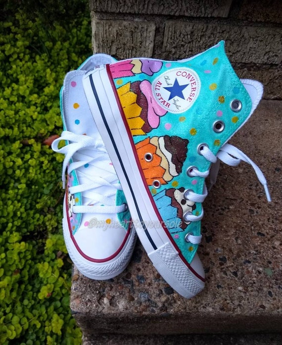 cupcake converse shoes