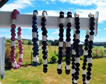 EM ceramic and lava dog collar against ticks