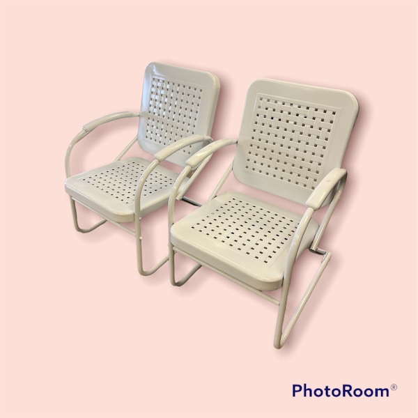 Vintage Patio Chairs Etsy