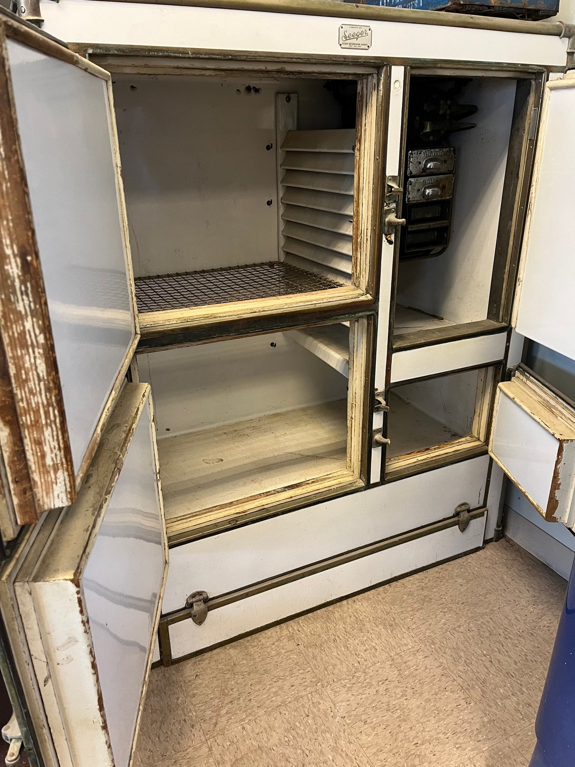 Antique Seeger Ice Box Etsy