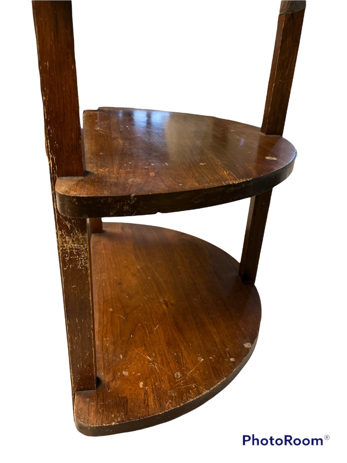 Art Deco Half Moon Accent Table Etsy