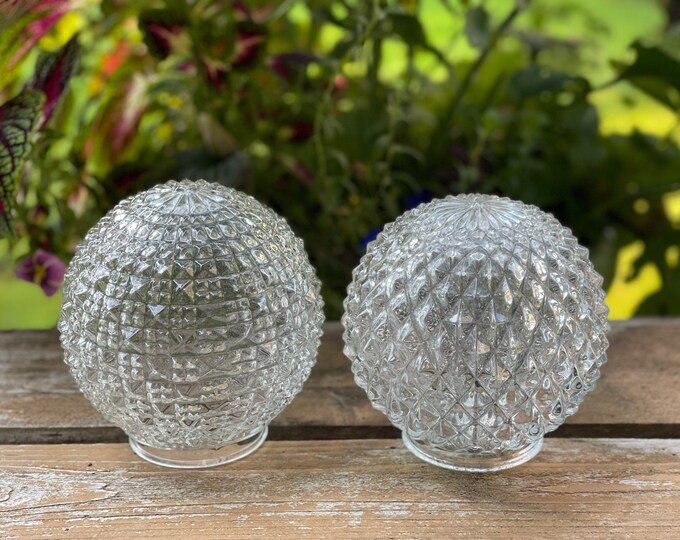 Glass Ceiling Light Bulb Cover, Glass Shade, Bubble Glass, Clear Glass