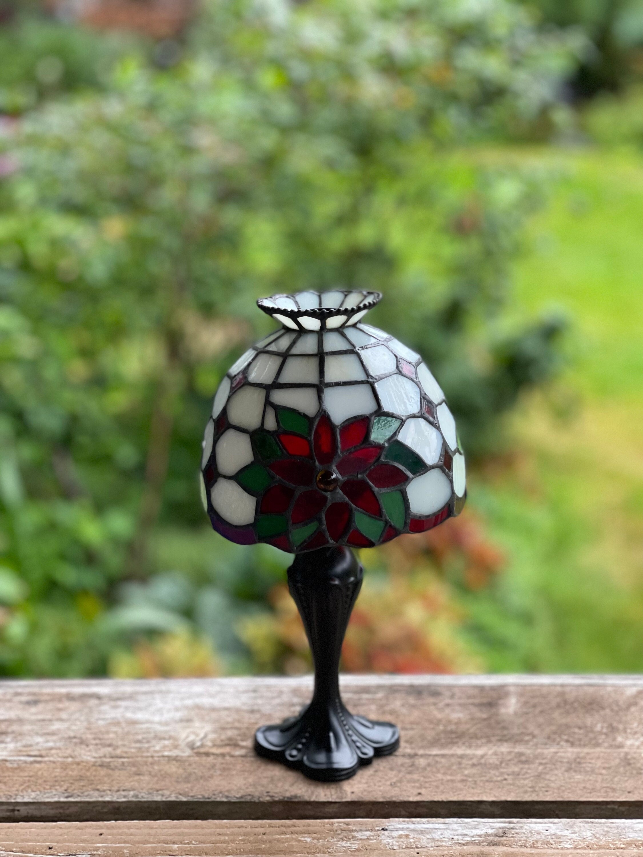 Partylite stained glass candle cheap lamp