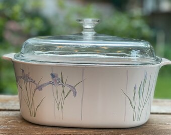 corningware purple iris