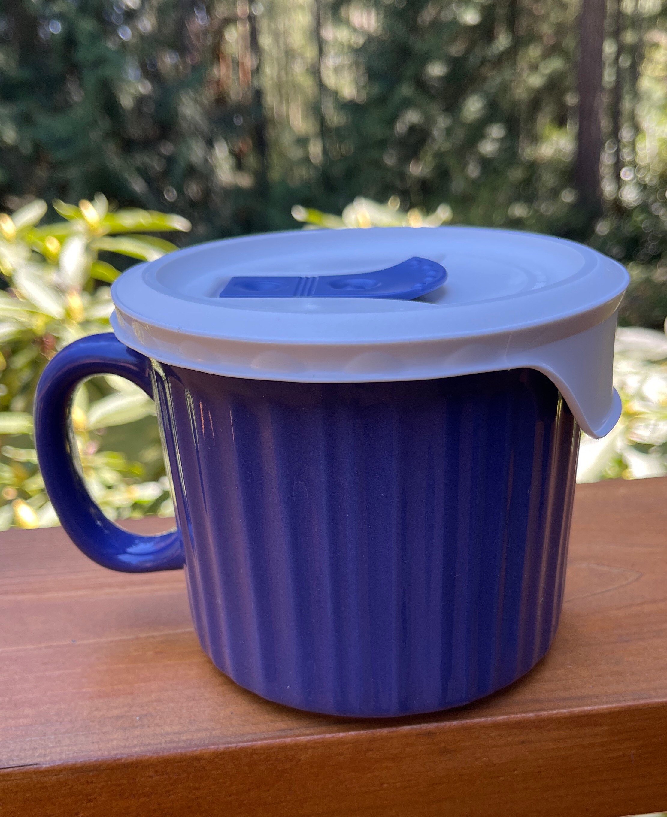 Corning Ware French White Ribbed Round Soup Cup With or Etsy UK