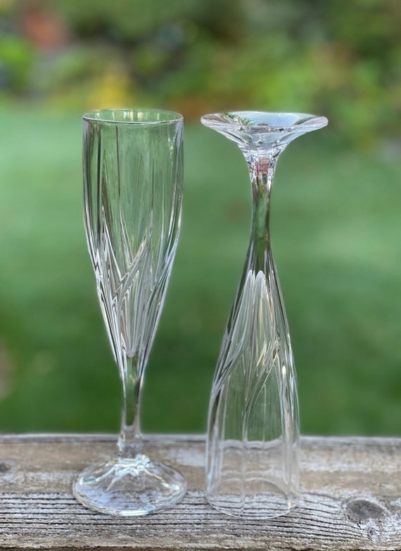 Lenox Debut Blown Glass Crystal Champagne Flute Set Crystal - Etsy Canada