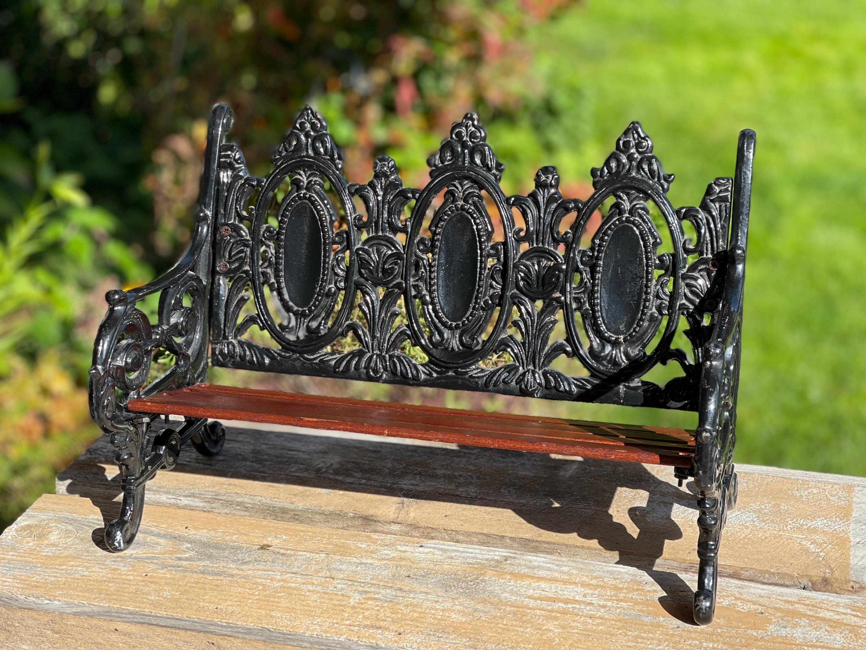 Cast Iron Doll Bench - Etsy Cast Iron Doll Bench - Etsy