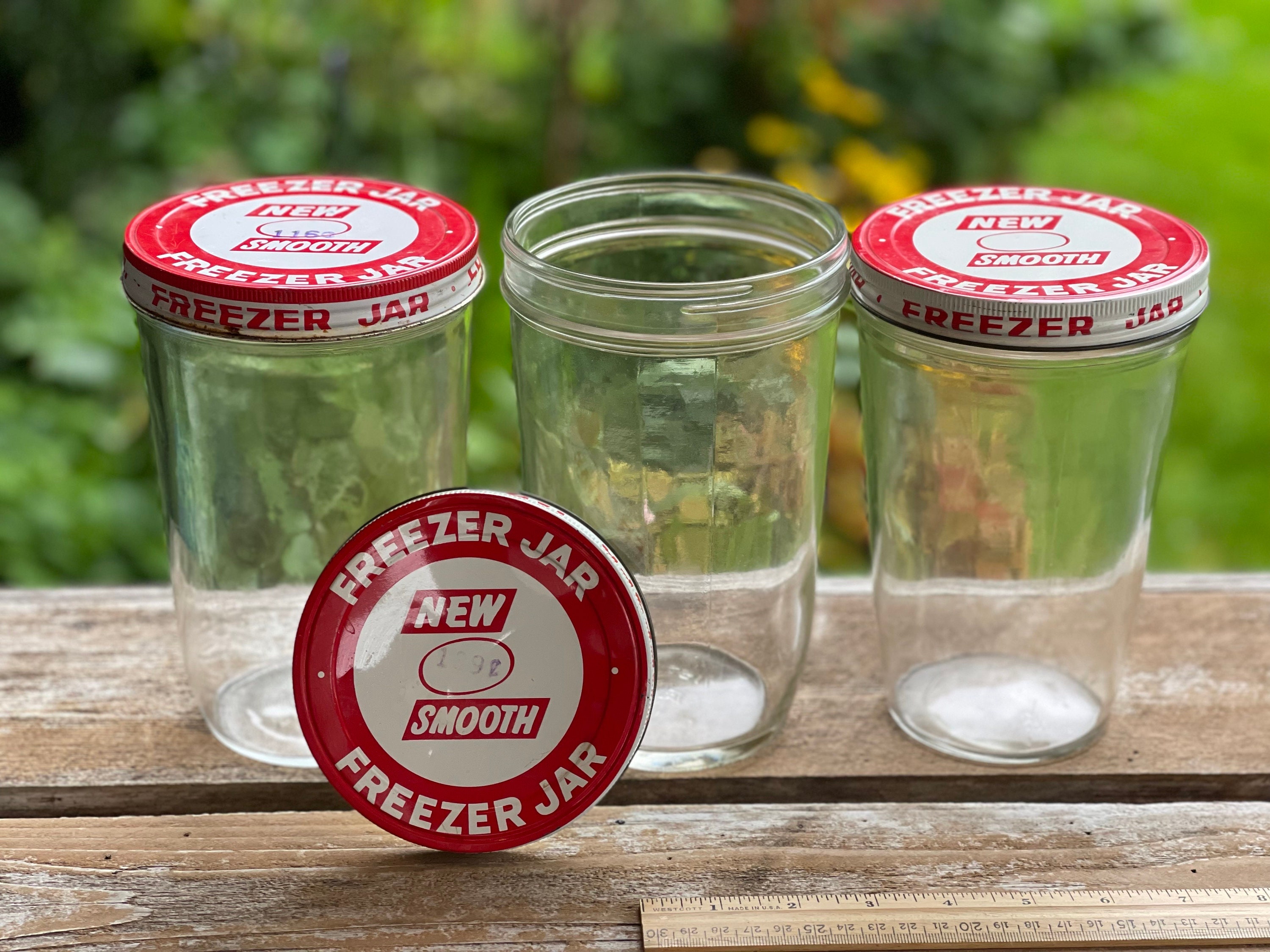 Extra Large 40 Oz Freezer Jars or Storage Jars, Large Mouth 