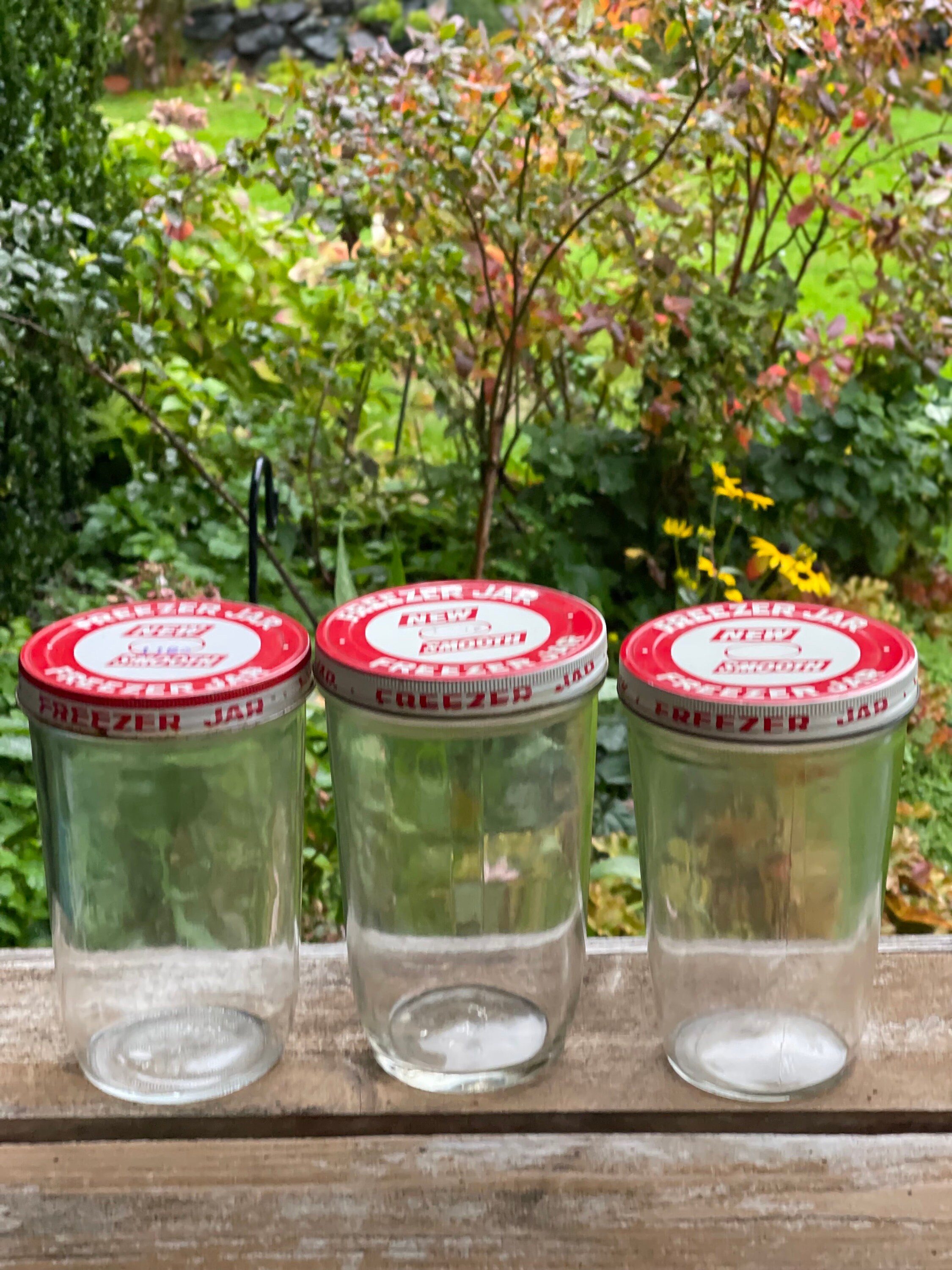 Extra Large 40 Oz Freezer Jars or Storage Jars, Large Mouth 