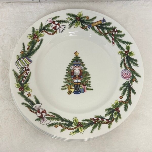 Nutcracker Ceramic Plates Etsy