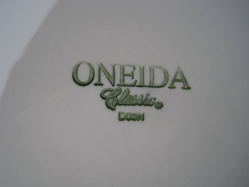 4 Oneida Classic Salad ~ Dessert Plate 9 inch Plates One set of 4 Plates Fruit Motif Berry Harvest
