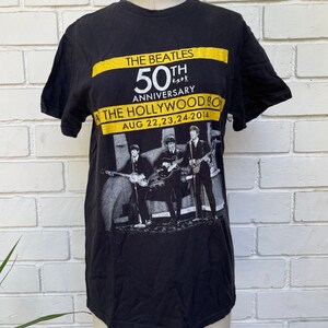 Beatles 50th Anniversary Hollywood Bowl T Shirt-Like New