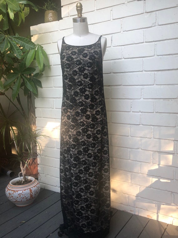 New PHARD Lace Slip Column Dress