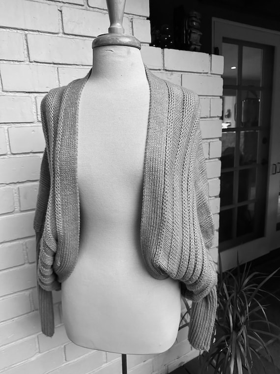 New Mystree Cocoon Cable Shawl Cardigan Med