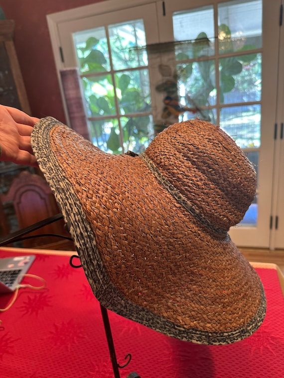 Floppy Boho Raffia Sun Hat