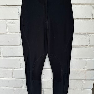 Jodphur Breeches by Karrit Vintage Brand-Black stretch twill Riding Breeches Pants. Slim fit Sz Lg US med