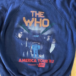 The Who 1982 Tour - Etsy