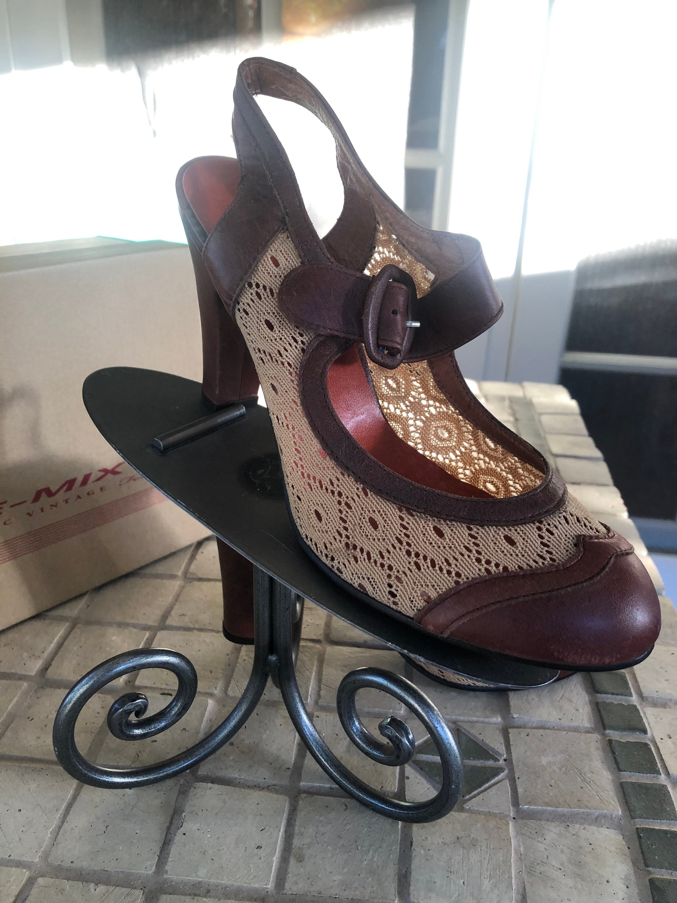 Remix Vintage Spectator Shoes!! Pumps Fit Like A Size 7