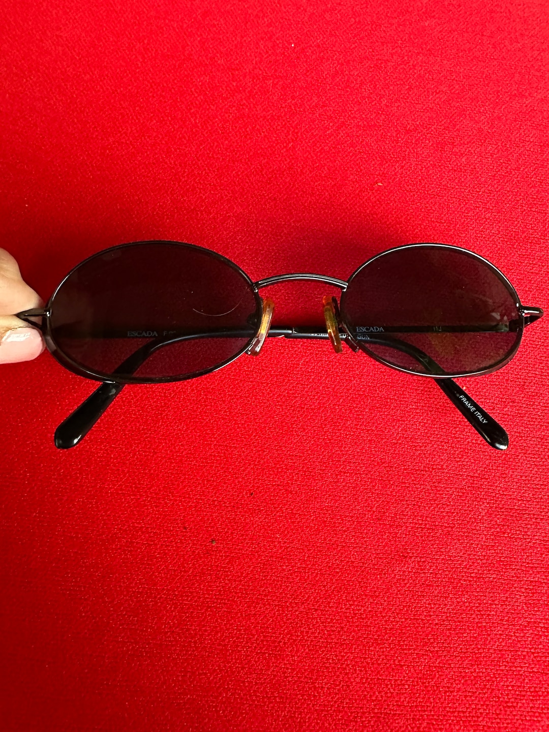 New!! Authentic Escada Gunmetal Frame Smokey Blue Lenses  display picture 2