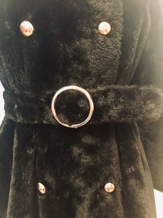 White Stag Mod Faux Fur Vegan Coat