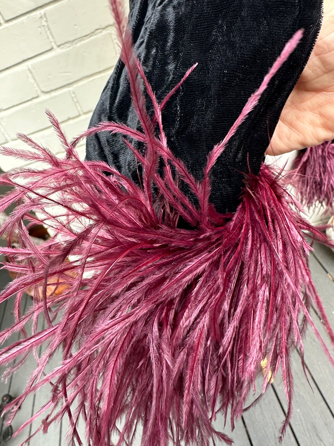 Ostrich Feather Boa Scarf Etsy